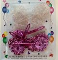 Metallic Pink Mix Daisy Barrettes