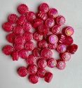 Pink Smiley Sun Beads