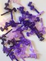 Purple Mix Mini Bow Barrettes