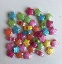 Smiley Face Star Beads
