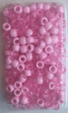 Double Pink Pony Beads