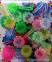 Translucent Mini Daisy Barrettes