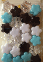 BGP Blue Mix Flower Beads